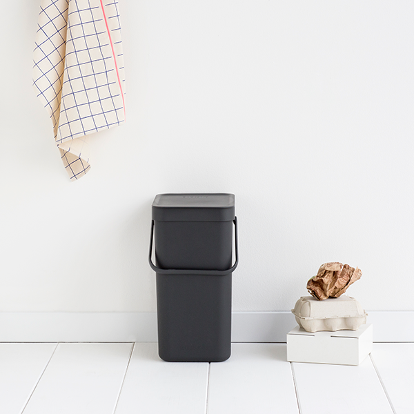 Кош за разделяне Brabantia Sort&Go, 12L, Black - Reno Кош за разделяне Brabantia Sort&Go, 12L, Black