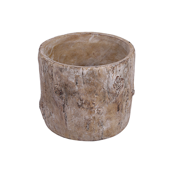 Керамична кашпа, 18х16 cm, дънер - Reno Керамична кашпа, 18х16 cm, дънер
