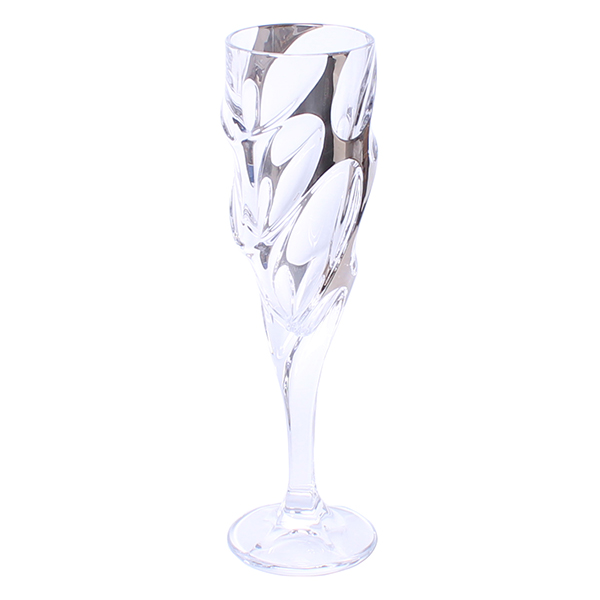 Чаша за шампанско Bohemia 1845 Calypso Platinum 180ml, 6 броя