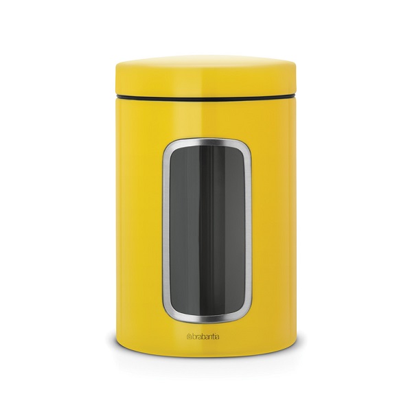 Буркан Brabantia Window 1.4 L, Yellow - Reno Буркан Brabantia Window 1.4 L, Yellow