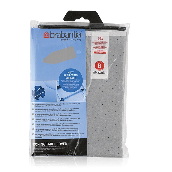 Калъф за маса за гладене Brabantia B 124x38cm, 2mm, Metallised