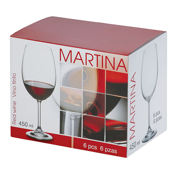 Чаша за вино Bohemia Royal Martina 450ml, 6 броя