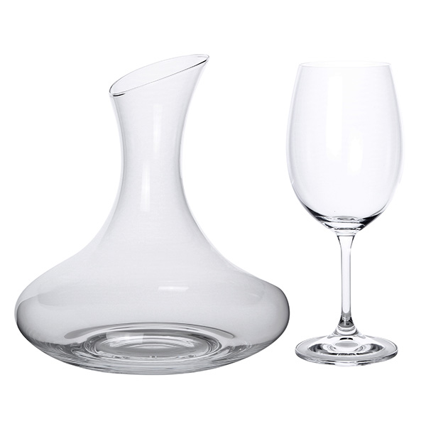 Декантер и чаши 6 бр. Bohemia Royal, 450 ml - Reno Декантер и чаши 6 бр. Bohemia Royal, 450 ml