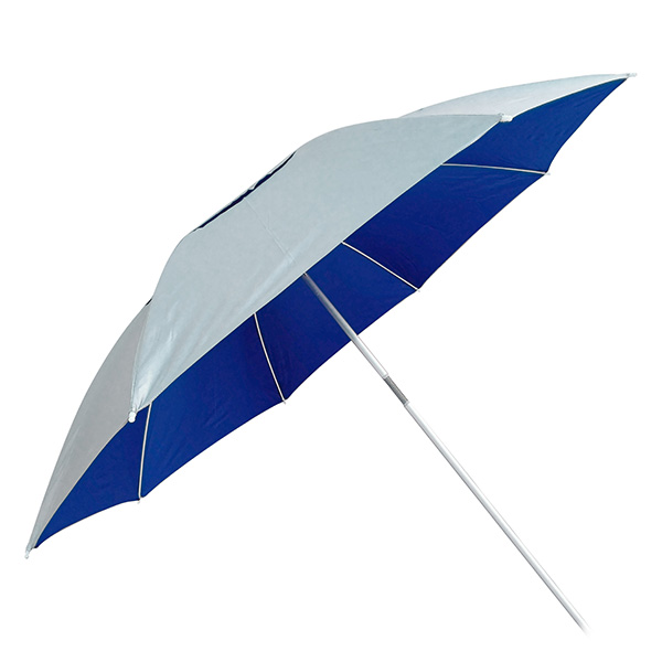 Чадър за плаж с UV защита 2М Сив
